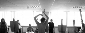 Clare was featured on the front cover of the Belfast Telegraph with a story inside on her work as NI's Professional Life Model. Clare is photographed here by David Fitzgerald during a commissioned modelling session for the RUA