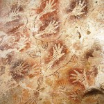 The Tree of Life in Gua Tewet, Borneo. Paintings inside Gua Tewet have been dated back to over 10,000 years ago and are thought to be related to spiritual activities.