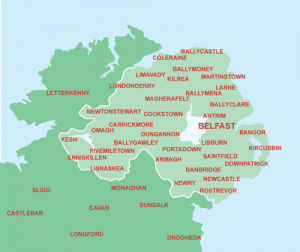 Map of NI
